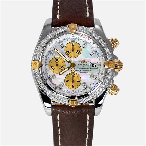 breitling watches diamond|breitling chronomat diamond bezel.